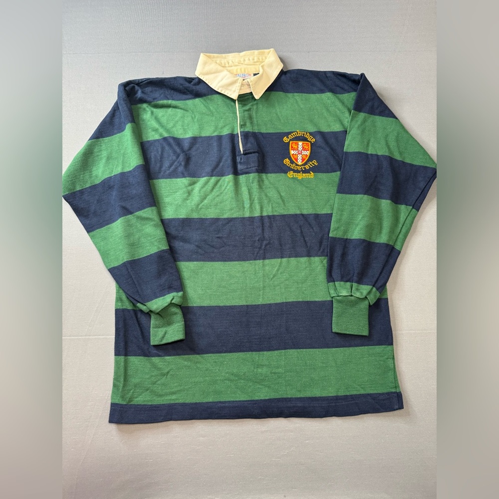 Vintage Cambridge University England Rugby Shirt Halbro L27 X W21 #1146